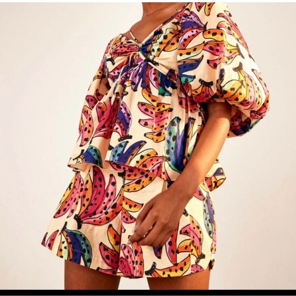FARM Rio Banana Bunch Blouse - Picture 2 of 4
